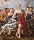 Diana und ihre Nymphen gehen auf die Jagd, Peter Paul Rubens von Meisterhafte Meister Miniaturansicht