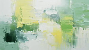 Abstrakte Malerei, grün und gelb strukturierter pastellfarbener Kunst Design-Hintergrund