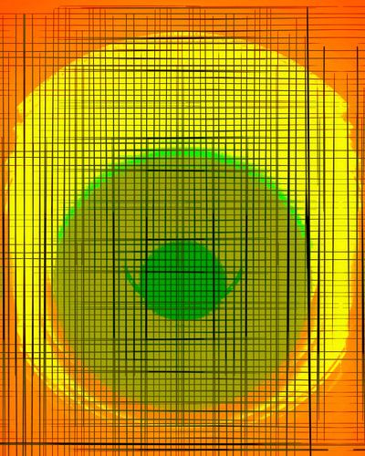 Energie van de Zon 09 Spiritueel Schilderij Abstract