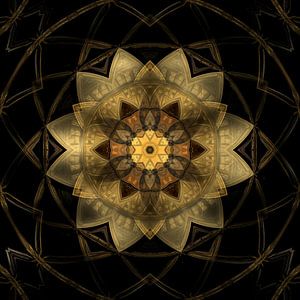 Mandala leuchtender Stern