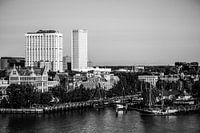 Erasmus MC &amp ; Veerhaven [B/W].