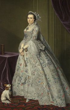 Portret van Cecilia de Clercq , Tibout Regters