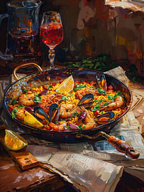 Spanische Paella mit Meeresfrüchten von Erika Kaisersot