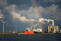Rainbow over Emshaven Energy Terminal