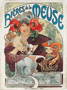 Alfons Mucha - Bieres de la Meuse
