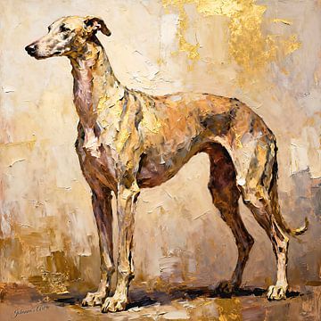 Lévrier arabe sur Johannas Art Creations
