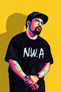 Ice Cube Wpap Pop Art van Wpap Malang