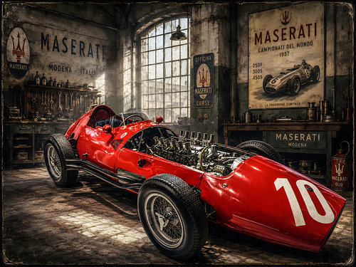 MASERATI 250F MONZA GARAGE