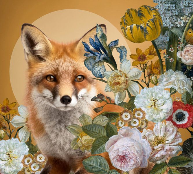 Le Renard dans les Fleurs by Marja van den Hurk