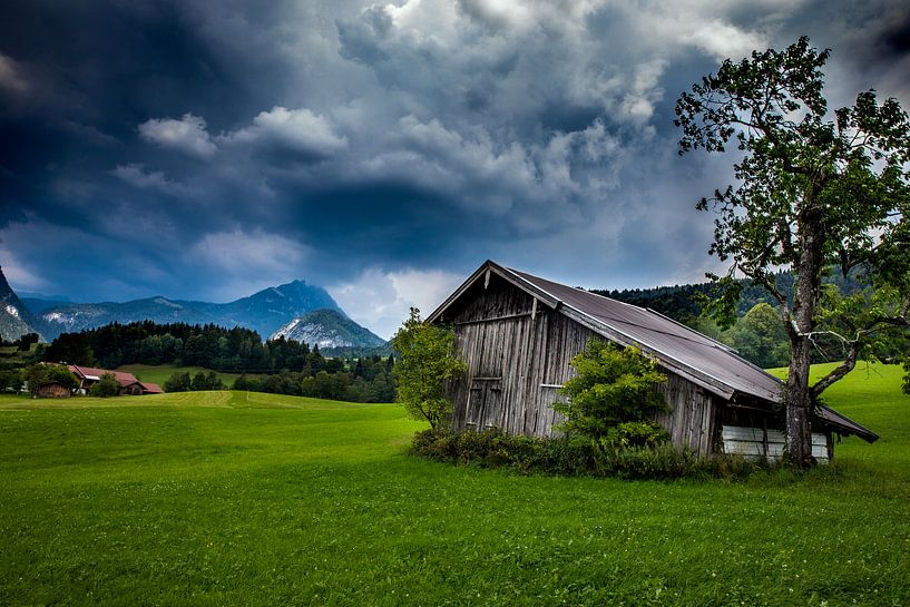 Berglandschaft in Schwoich, Österreich in Nordtirol. Alpen. von Arjan Boer