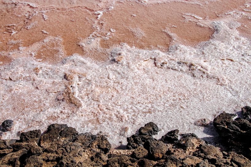 Zoutkristallen aan de kust van Esma Vurgun