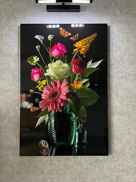 Photo de nos clients: Nature morte "Royal Deluxe" dans un vase en verre Sander van Laar