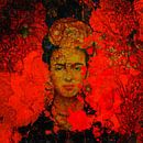 Motiv Porträt Frida in Orange von Felix von Altersheim Miniaturansicht