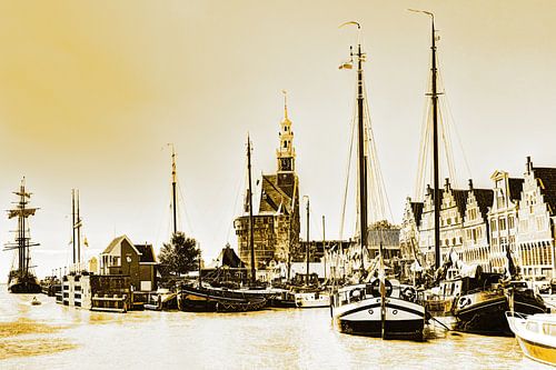 Hoorn Haven Noord-Holland Nederland Goud