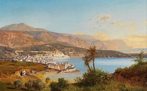 Albert Zimmermann, Blick über die Bucht von Villefranche-sur-Mer