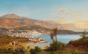 Albert Zimmermann, view over the bay of Villefranche-sur-Mer by Atelier Liesjes