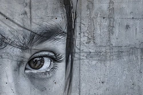 Digitaal abstract portret