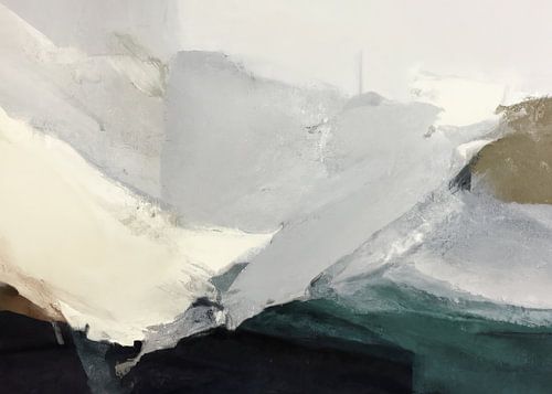 Abstract landscape in earth tones by Studio Allee