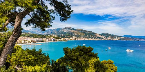 Menton aan de Côte d'Azur in Frankrijk