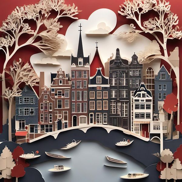 von Amsterdam inspirierte Szenen von Dreamy Faces