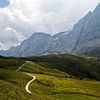 Die Straße nach Grote Scheidegg in den Schweizer Alpen von Maurice Haak