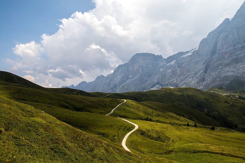 La route de la Grote Scheidegg dans les Alpes suisses sur Maurice Haak