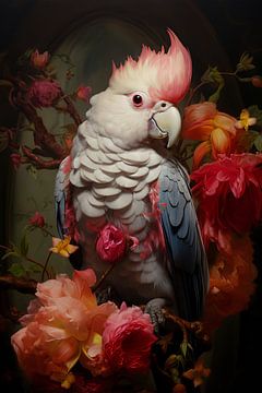 Birds of Paradise 7: Kaketoe van Danny van Eldik - Perfect Pixel Design