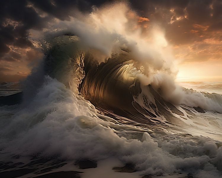 Welle von fernlichtsicht