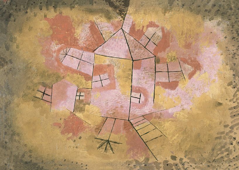 Revolving House, Paul Klee by Masterful Masters