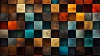 Hölzernes Mosaik