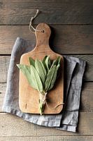 SF 12243702 Herbs on a wooden background