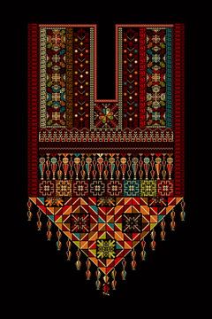 Modèle d'ornement Tatreez 69 sur Richard Laschon