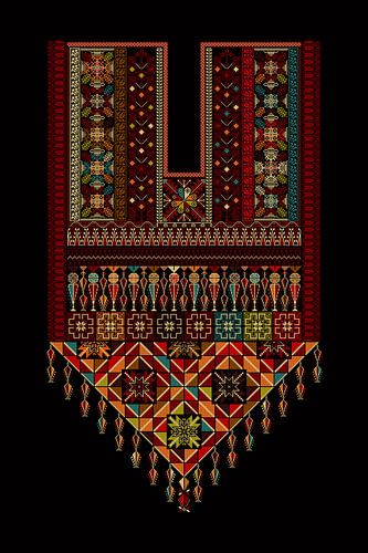 Tatreez ornament template 69