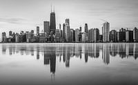 Chicago skyline van Photo Wall Decoration thumbnail