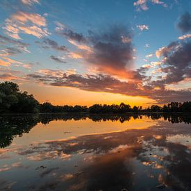 Eau réfléchissante sur Frank Bosman