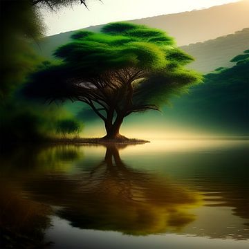 Neblige Melancholie am Majestic Tree von All Africa