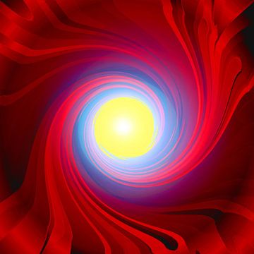 La spirale de l'énergie rouge sur Ramon Labusch