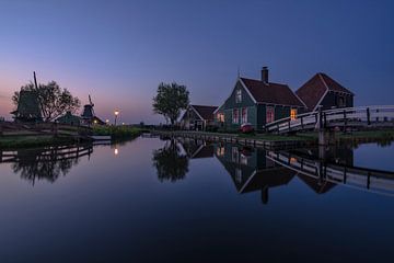 Sonnenuntergang in Zaanse Schans von Achim Thomae