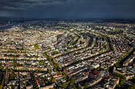 Aerial view of a solid rain shower over central Amsterdam by Marco van Middelkoop thumbnail