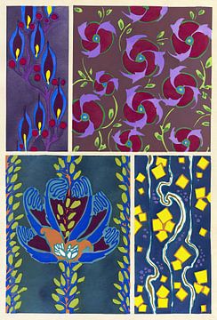 Émile-Allain Séguy - Floréal ; nouveaux designs &amp ; couleurs sur Peter Balan