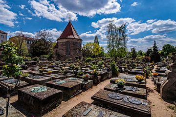 Die letzte Ruhestätte auf dem Johannisfriedhof in Nürnberg