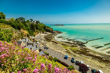 Schilderachtige wandeling naar de Pointe du Grouin in het prachtige Bretagne - Cancale - Frankrijk van Oliver Hlavaty