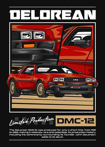 DeLorean DMC-12 Time Machine Car