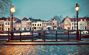De Brede Haven van Den Bosch voor zonsopkomst