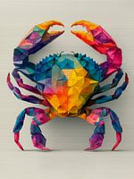 Cancer - Colourful cancer in a modern low-poly style