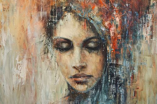 Vrouw Overmand door Emotionele Chaos