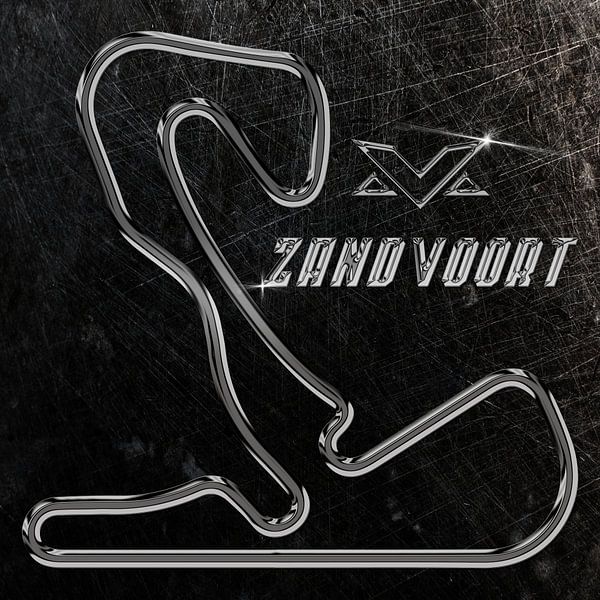 Zandvoort Rennstrecke Chrom von Bert Hooijer