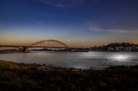 Waalbrücke Nijmegen Sonnenuntergang von wsetten Miniaturansicht