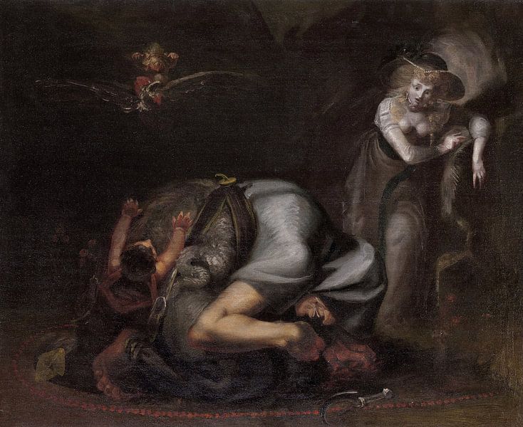 Henry Fuseli. L'Alruin, un sort magique par 1000 Schilderijen
