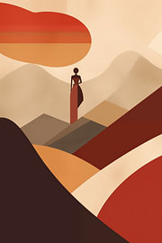 Wachter van de horizon van Lisa Maria Digital Art